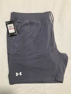 NWT Under Armour Men's Slate Gray Athletic Shorts (092)